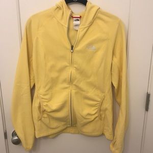 North face zip up fleece hoodie